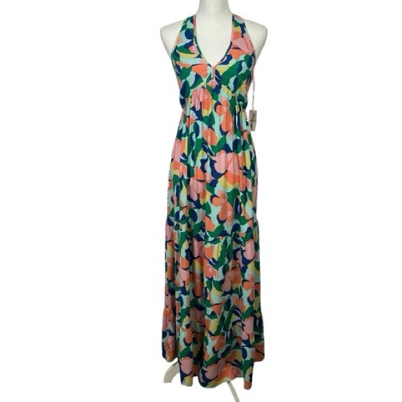 Jessica Simpson Dresses & Skirts - Jessica Simpson Pink and Orange Maxi Dress